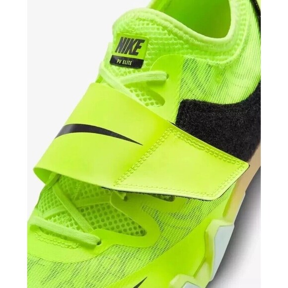 Nike Pole Vault Elite Track Spike Volt Black DR9926-700 Men's Size 14 w/ Spikes - Picture 3 of 5